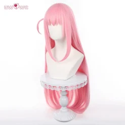 UWOWO Gotou Hitori Cosplay Bocchi The Rock Gotou Hitori Cosplay Wig Pink Long Hair -Uwowocosplay Shop 3 fa71fe1d 8348 4f83 ba63 70c854811a74