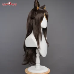 Uwowo Genshin Impact Cosplay Wig Dehya Cospaly Wig With Ears Long Coaply Hair -Uwowocosplay Shop 3 fd647cd3 af32 47de 84ce 92669e6061da