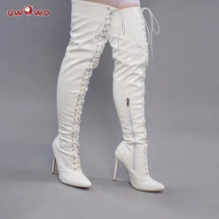 Uwowo Nier: Automata 2B White Wedding Dress Bride Cosplay Costume Shoes -Uwowocosplay Shop 44 39e43573 eb37 4487 9378 6316c1d94b09