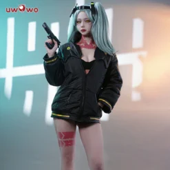 Uwowo Anime Cyberpunk: Edgerunners Cosplay Rebecca Cosplay Rebecca Costume Coat