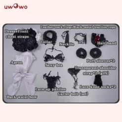 Uwowo Anime My Dress-Up Darling Shizuku-Tan Marin Kitagawa 2-in-1 Maid&Lingerie Cosplay Costume -Uwowocosplay Shop 4 4d7251a3 b342 430e a0cb 79a277466695