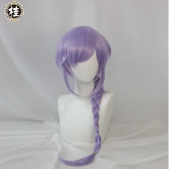 Uwowo Game Genshin Impact Qiqi Pharmacist Cosplay Wig Icy Resurrection 85cm Light Purple Braided Hair -Uwowocosplay Shop 4 72da51ad 0392 4563 bc63 14b1715eceb2
