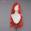Uwowo Winx Club Bloom Cosplay Wig Fairy Wings Cosplay Wig Princess Cosplay Wig Orange Long Hair