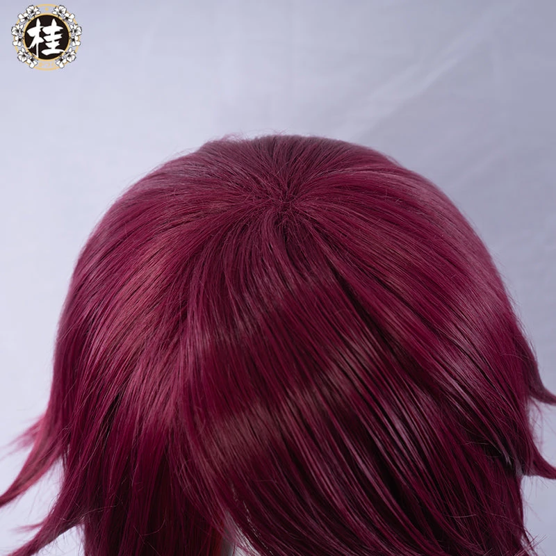 Uwowo Game Genshin Impact Rosaria Cosplay Wig 35cm Red Wine Short Hair 7 Uwowo Game Genshin Impact Rosaria Cosplay Wig 35cm Red Wine Short Hair - Image 5