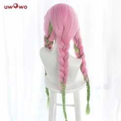 Uwowo Demon Slayer: Kimetsu No Yaiba Kanroji Mitsuri Cosplay Wig 85cm Long Pink Green Gradient Wig -Uwowocosplay Shop 4 96942f8c 83a3 4635 8ee7 9ed7b1956a86
