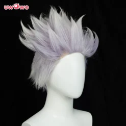 Uwowo Anime Jujutsu Kaisen Satoru Gojo Cosplay Wig (spiked Up) 28CM Light Purple White Gradient Short Hair -Uwowocosplay Shop 4 c5360b8f 490a 4ddb b3f3 40fc7c74d287