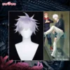 Uwowo Anime Jujutsu Kaisen Satoru Gojo Cosplay Wig 28CM Light Purple White Gradient Short Hair -Uwowocosplay Shop 4 cc21386b 07a8 4d97 a718 af5053a34ff2