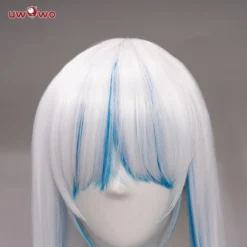 Uwowo Cosplay Gawr Gura Cosplay Wig Tail Shark GAWRGURA 40cm White Blue Gradient Wig -Uwowocosplay Shop 4 ef1328e0 a7f7 4a0e 8d75 18d451c3f15b