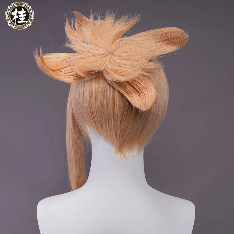 Uwowo Game Genshin Impact Yoimiya Cosplay Wig 25cm Gold Hair 7 Uwowo Game Genshin Impact Yoimiya Cosplay Wig 25cm Gold Hair - Image 5