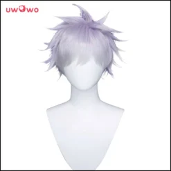 Uwowo Anime Jujutsu Kaisen Satoru Gojo Cosplay Wig 28CM Light Purple White Gradient Short Hair -Uwowocosplay Shop 5 ac3bb2af 729b 483c 9c59 1c78fc116b0f