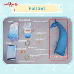 Uwowo Vtuber Gawr Gura Myth New Party Outifit Dress Cosplay Costume -Uwowocosplay Shop 5 d48d6a37 1571 4245 817c d329bf6ae09c