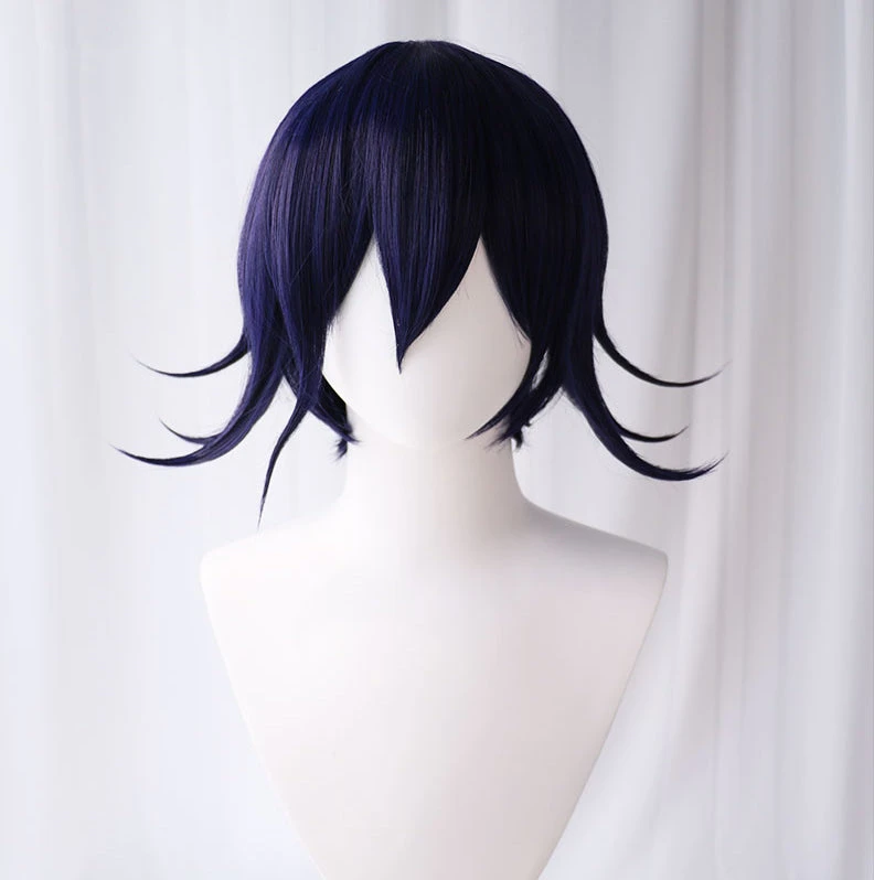 Uwowo Danganronpa Kokichi Oma Cosplay Wig The Ultimate Supreme Leader 35cm Blue Purple Short Hair 7 Uwowo Danganronpa Kokichi Oma Cosplay Wig The Ultimate Supreme Leader 35cm Blue Purple Short Hair - Image 5