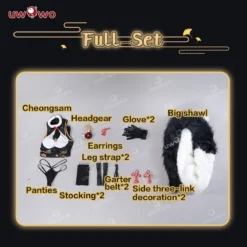 Uwowo Genshin Impact Fanart: Shenhe Qipao Chinese Dress Fur Cosplay Costumes -Uwowocosplay Shop 6 c4212251 2dba 4c70 b6f6 9a7e1acf86c5