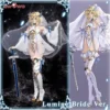 Exclusive Authorization Uwowo X Ailish: Genshin Impact Fanart Bride Ver. Lumine Cosplay Costume