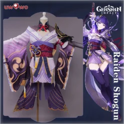 Uwowo Game Genshin Impact Inazuma Baal Raiden Shogun Cosplay Costume