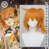 UWOWO FGO Fujimaru Ritsuka 4 Anniversary Cosplay Wig 30CM Orange Short Hair