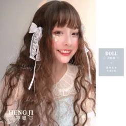 Hengji Lolita Wig Doll Chocolate-Vine-Gold-Linen Gray-Black-Blue 55cm Long Curly Wig Synthetic Heat Resistant Fiber -Uwowocosplay Shop 7777 f10b27bb 3d81 477c b8c1 02e75c12d8fc