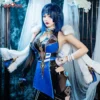 Uwowo Genshin Impact Yelan Liyue Hydro Female Cosplay Ye Lan Costume
