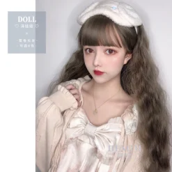 Hengji Lolita Wig Doll Chocolate-Vine-Gold-Linen Gray-Black-Blue 55cm Long Curly Wig Synthetic Heat Resistant Fiber -Uwowocosplay Shop 7 f3327f71 51f2 4b0f 8b28 65ebde24994e