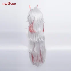 Uwowo Game Genshin Impact Wig Arataki Itto Cosplay Wig With Horns -Uwowocosplay Shop DSC02404