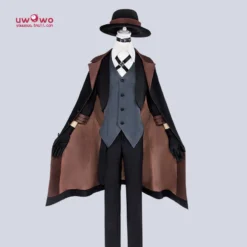 UWOWO Anime Bungou Stray Dogs Port Mafia Polyester Nakahara Chuya Chuuya Cosplay Costume -Uwowocosplay Shop HTB1W1m7LpXXXXXJXFXXq6xXFXXXj