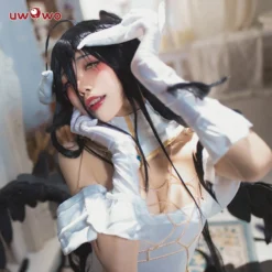 UWOWO Anime Overlord Albedo Cosplay Plus Size White Dress Costume -Uwowocosplay Shop O1CN01c9M91N1GdS9TwlIro 194730645