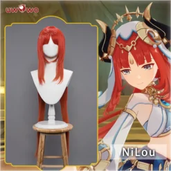 Uwowo Genshin Impact: Nilou Sumeru Hydro Female Cosplay Wig Nilou Wig