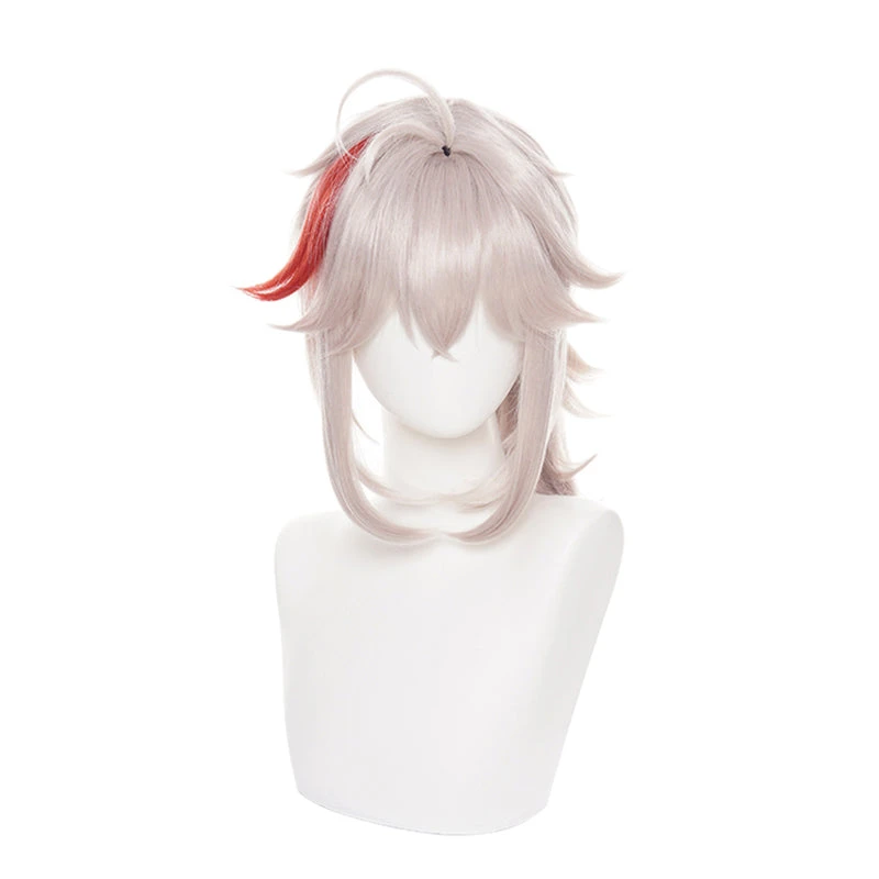 Uwowo Game Genshin Impact Kaedehara Kazuha Cosplay Wig 40cm Gray Short Hair 6 Uwowo Game Genshin Impact Kaedehara Kazuha Cosplay Wig 40cm Gray Short Hair - Image 4