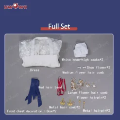 Uwowo Game Azur Lane Yat Sen White Chinese Style Dress Cosplay Cosutme -Uwowocosplay Shop f62986e907de63f797a2e952f2eec868