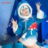 Uwowo Vtuber Gawr Gura Cosplay Costume Shark Cute Unisex Dress -Uwowocosplay Shop gura