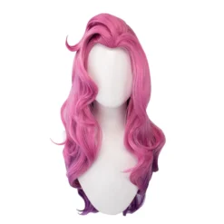 Uwowo League Of Legends LOL Seraphine The Starry-Eyed Songstress Cosplay Wig 80cm Pink Pruplr Gradient Hair -Uwowocosplay Shop jpg 4