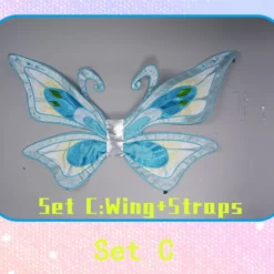 Uwowo Cosplay Bloom Enchantix Cosplay Princess Fairy Wings Winx Cosplay Clubb Costumes -Uwowocosplay Shop setC