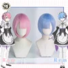 UWOWO Re:Life In A Different World From Zero Rem Ram Cosplay Wig 30cm Pink/blue -Uwowocosplay Shop u G 1907505a e979 47cd 8cae 531a548ab5c4