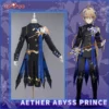 Uwowo Exclusive Authorization Genshin Impact Fanart Aether Abyss Prince Traveler Cosplay Costume -Uwowocosplay Shop y